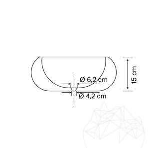 Chiuveta Matia marmura Ceppo Grey RS-24