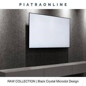 Lastra Granit Black Crystal Microdot Design 2CM