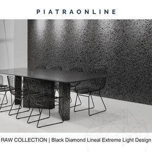 Lastra Granit Black Diamond Lineal Extreme Light Design 3CM