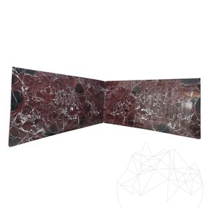 Lastra Marmura Rosso Levanto Polisata, 2 cm