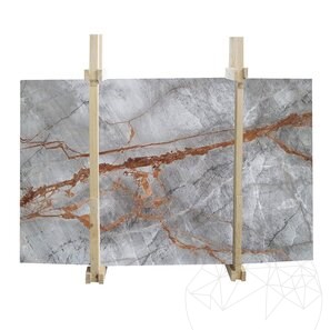 Lastra Marmura Symphony Grey Polisata, 2 cm