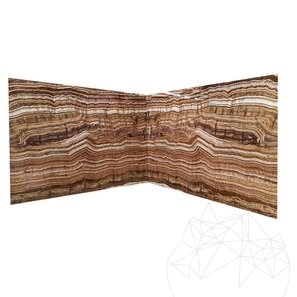 Lastra Tiger Onyx Polisata, 2 cm