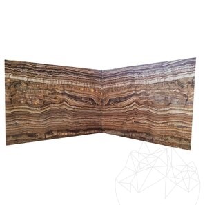 Lastra Tiger Onyx Polisata, 2 cm