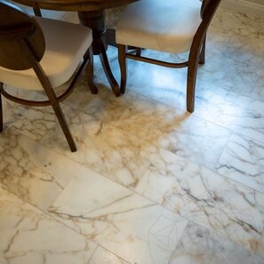 Marmura Arabescato Oro Polisata, 60 x 30 x 2 cm (Translucida)