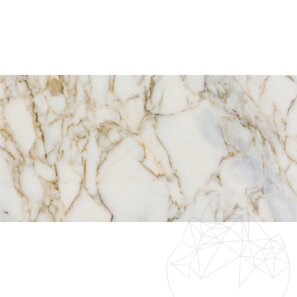 Marmura Arabescato Oro Polisata, 60 x 30 x 2 cm (Translucida)