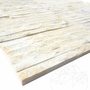 Marmura Catania Cream Rizata 10 x 30 x 1.5 cm