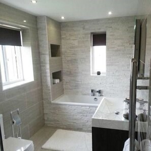Panel Marmura Pure White, 15 x 60 cm
