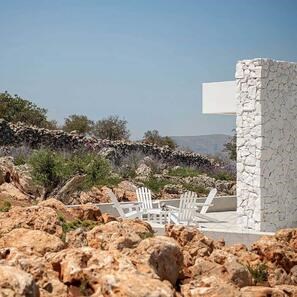 Marmura Poligonala Rock Face Thassos