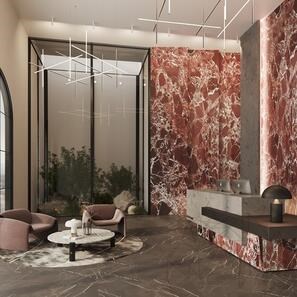 Lastra Marmura Rosso Levanto Polisata, 2 cm