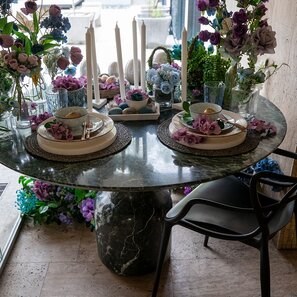 Masa Dining Moon Marmura Tinos
