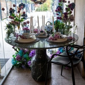 Masa Dining Moon Marmura Tinos