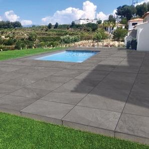Piatra Sinterizata L'ALTRA PIETRA Modern Marble Dark, 100 X 100 X 2 cm, R11 - Antiderapanta pt exterior