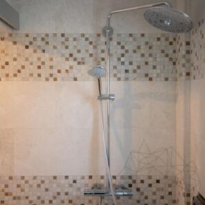 Mozaic Marmura Alba-Onix-Emperador Mix Polisata, 2.3 x 2.3 cm