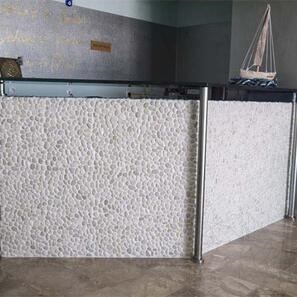 Mozaic Pebbles White Mat