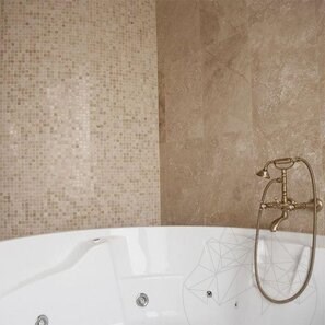 Mozaic Travertin Classic Polisat, 2.3 x 2.3 cm