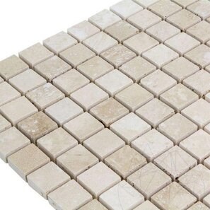 Mozaic Travertin Classic Polisat, 2.3 x 2.3 cm