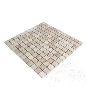 Mozaic Travertin Classic Polisat, 2.3 x 2.3 cm