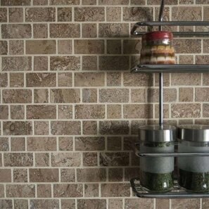 Mozaic Travertin Latte Brick Polisat - Black Friday
