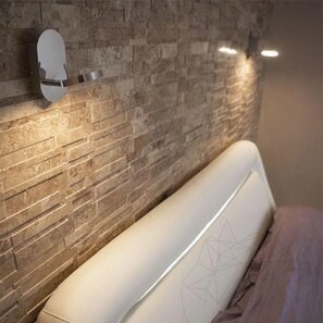 Mozaic Travertin Latte 3D Wall Polisat