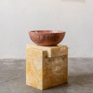 Chiuveta Matia travertin Opium Red RS-5, 42 x 15 cm