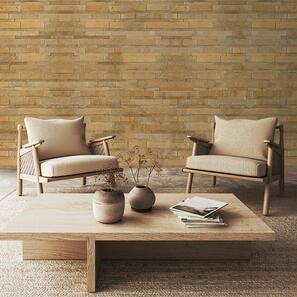 Sandstone Flexibil SKIN Panel Express - Sandy Yellow, 60x15 cm, Autoadeziv 3M pt. Placari Interioare Mobilier, Pereti