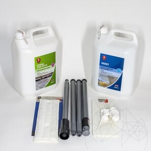 Kit LTP UVPROTECT - Protejeaza fatadele si gardurile aflate in bataia soarelui