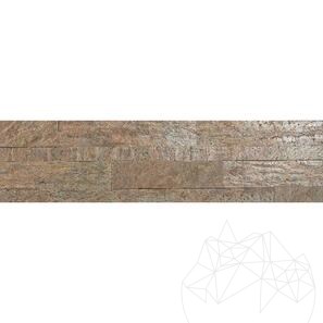 Quartit Flexibil SKIN Panel 3D Express - Copper, 60x15 cm, Autoadeziv 3M pt. Placari Interioare Mobilier, Pereti