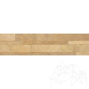 Sandstone Flexibil SKIN Panel Express - Sandy Yellow, 60x15 cm, Autoadeziv 3M pt. Placari Interioare Mobilier, Pereti