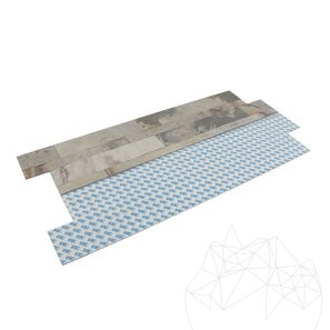 Quartit Flexibil SKIN Panel Express -  Indian Autumn, 60x15 cm, Autoadeziv 3M pt. Placari Interioare Mobilier, Pereti