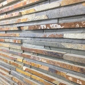 Panel Ardezie Multi Stripes, 15 x 60 cm