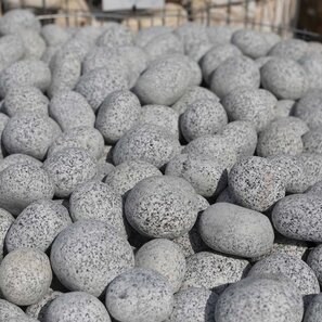 Pebbles Granit Bianco Sardo 6-10 cm KG