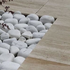 Pebble Marmura Alba Thassos 