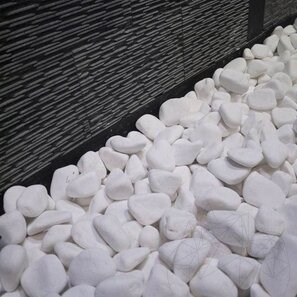 Pebble Marmura Alba Thassos 