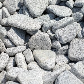 Pebbles Granit Bianco Sardo 6-10 cm KG