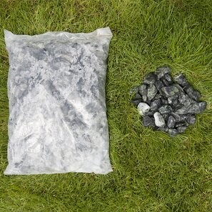 Pebbles Marmura Verde, 1-2 cm Sac 20 kg