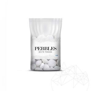 Pebbles Marmura Alba Thassos, 0-1 cm Sac 20 kg