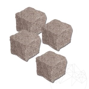 Piatra Cubica Andezit Cemento Grey Natur 10 x 10 x 10 cm (1 tona = 4-5mp) Produs Comanda Speciala