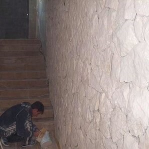 Limestone Poligonal Rock Face - Rustic White | Placari Verticale, Exterior-Interior (20mp/palet)