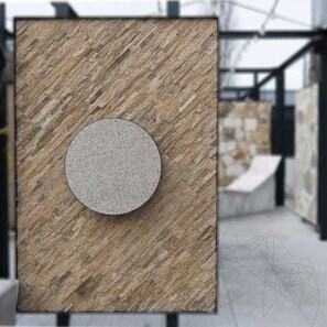 Panel Quartit  Silk Yellow 15 x 60 cm