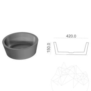 Chiuveta Matia Marmura New Carrara RS-12