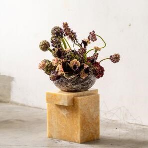 Chiuveta Matia marmura Rosso Levanto RS-5, 42 x 15 cm