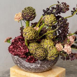 Chiuveta Matia marmura Rosso Levanto RS-5, 42 x 15 cm