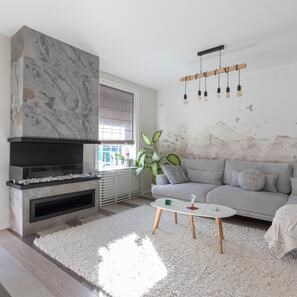 Ardezie Flexibila SKIN Ultra-Flex 2mm - Autumn White, 265 x 125 cm| Piatra pt Pereti, Mobilier, Fatade si Spatii Umede