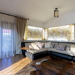Ardezie Flexibila Translucida SKIN 2mm  - Indian Autumn, 185 x 61 cm | Iluminare Ambientala, Interior & Exterior