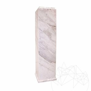 Soclu Marmura Calacatta Lucina, 33 x 33 x 122 cm