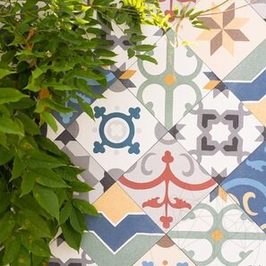 Terrazzo Oriental KR-09 Mix Pattern 20x20x1.8cm