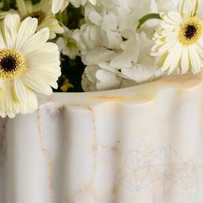 Chiuveta Tao Arabescato Riflata, 42 x 85 cm