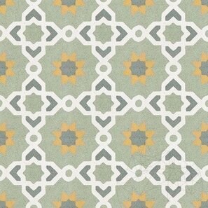 Terrazzo Oriental KR-09 Verde 20 x 20 x 1.8 cm