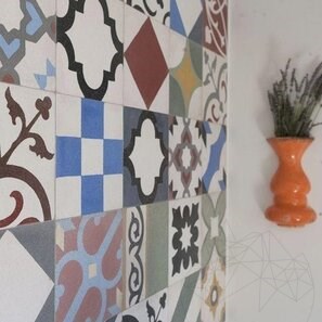 Terrazzo Oriental KR-09 Mix Pattern 20 x 20 x 1.8 cm