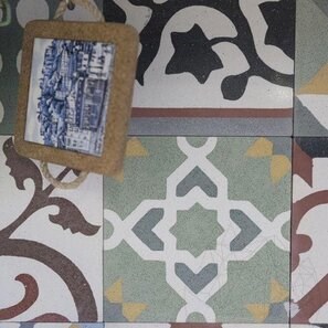 Terrazzo Oriental KR-09 Mix Pattern 20 x 20 x 1.8 cm
